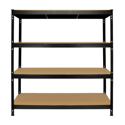 Monster Racking Q-Rax Heavy Duty Storage Shelving, 160cm W, 60cm D, Black