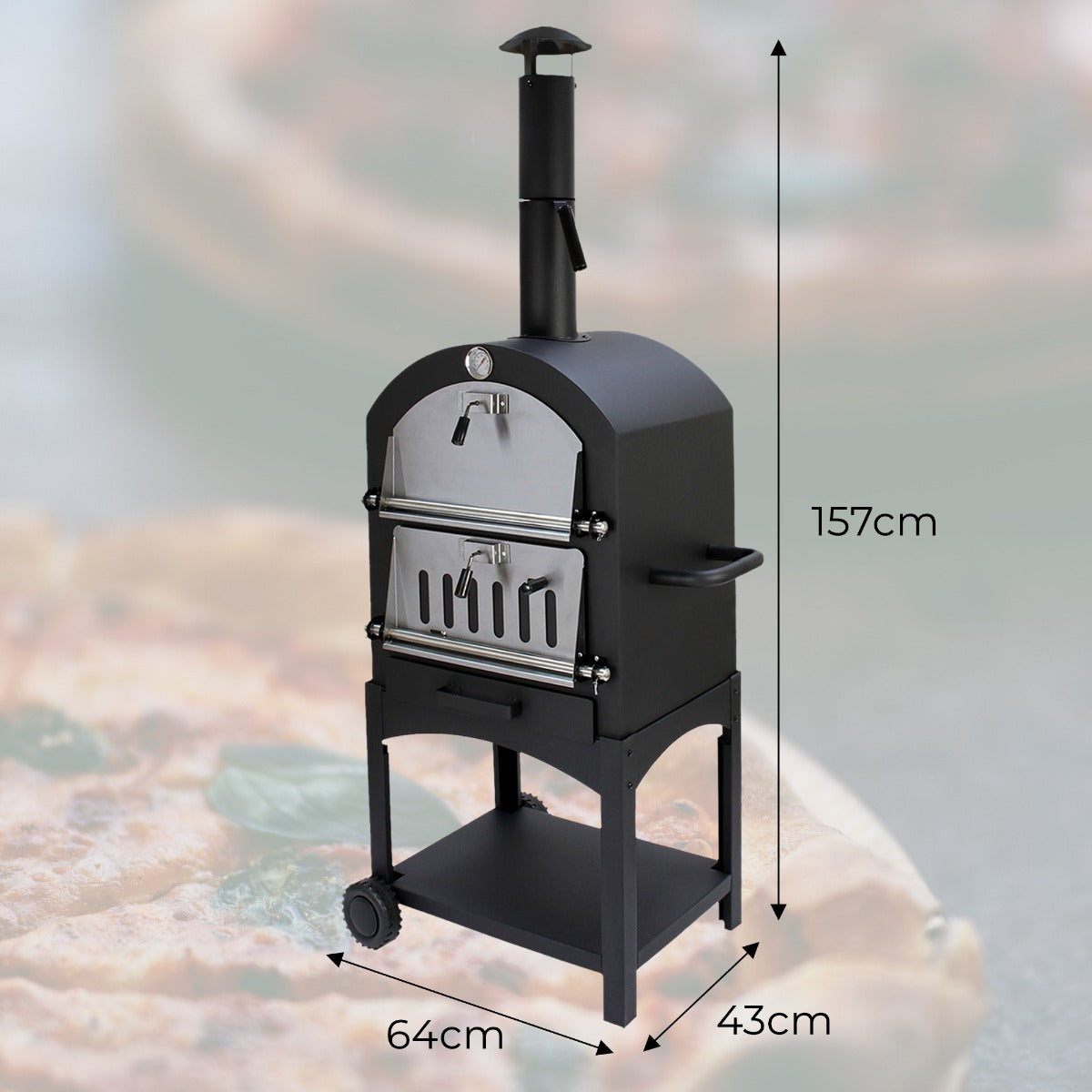 KuKoo Outdoor Pizza Oven & Pizza Peel