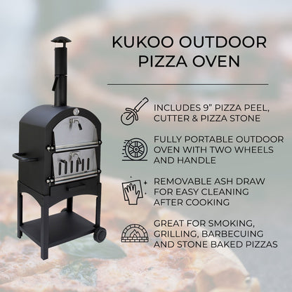 KuKoo Outdoor Pizza Oven & Cover