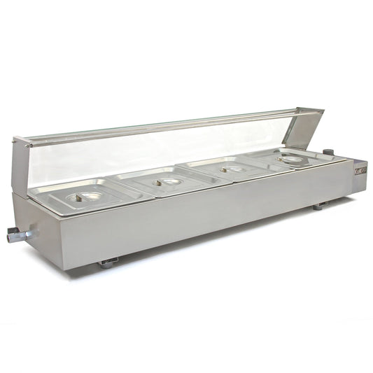 KuKoo 4 Pan Wet Well Bain Marie