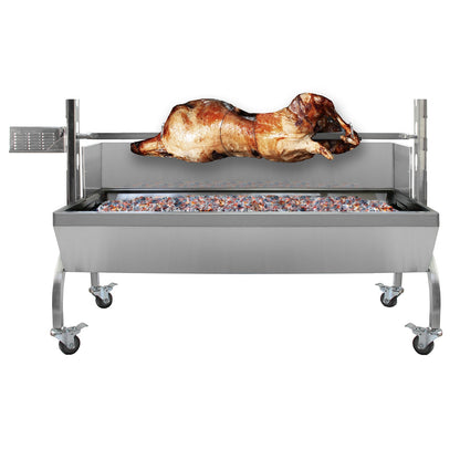 KuKoo 90kg Hog Roast & Flat Rotisserie Grill Attachment