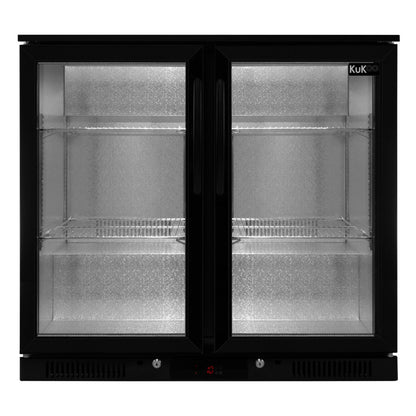 Back Bar Fridge Cooler - Hinged Double Door