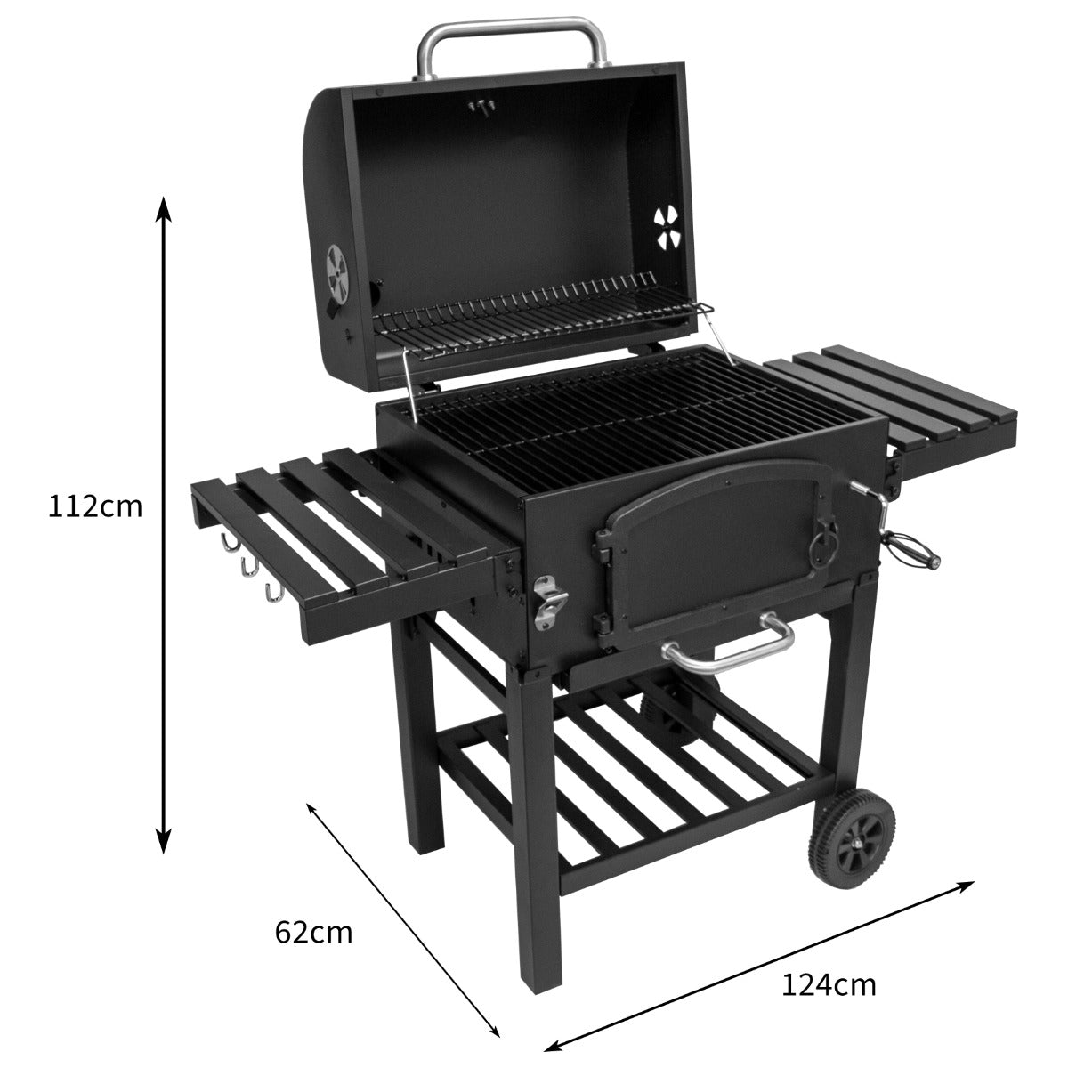 XL BBQ Smoker Grill & Union Jack Bunting