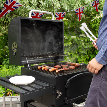 XL BBQ Smoker Grill & Union Jack Bunting