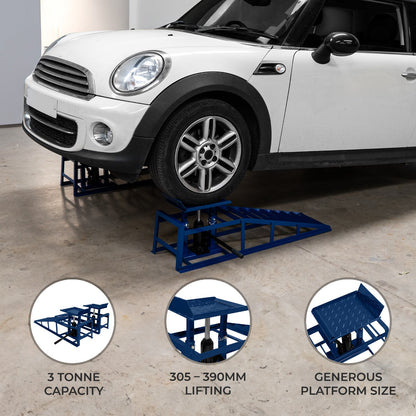 Hydraulic Car Ramps - 3 Tonne