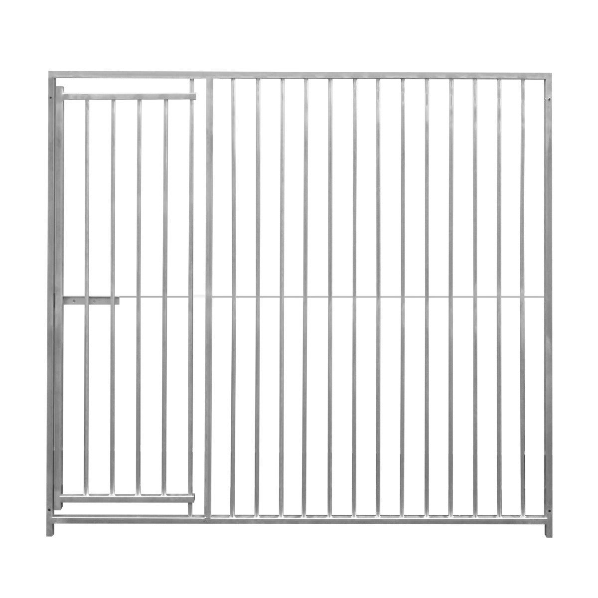 2m Dog Run Panel With Door – 8cm Bar Spacing