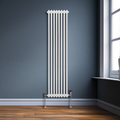 Traditional 2 Column Radiator - 1800 x 382mm - White