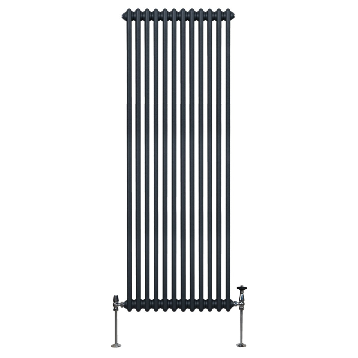 Traditional 2 Column Radiator - 1800 x 562mm - Anthracite Grey