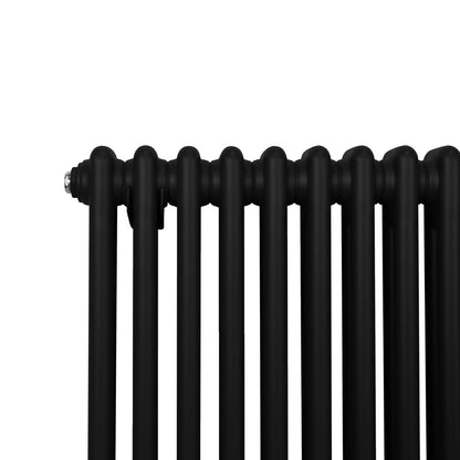 Traditional 2 Column Radiator - 1800 x 562mm - Black