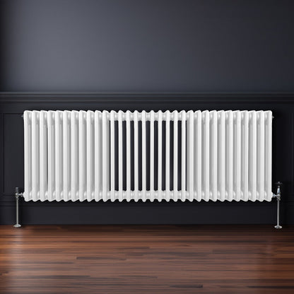 Traditional 3 Column Radiator - 600 x 1462mm - White