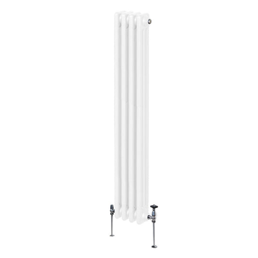 Traditional 3 Column Radiator - 1500 x 202mm - White