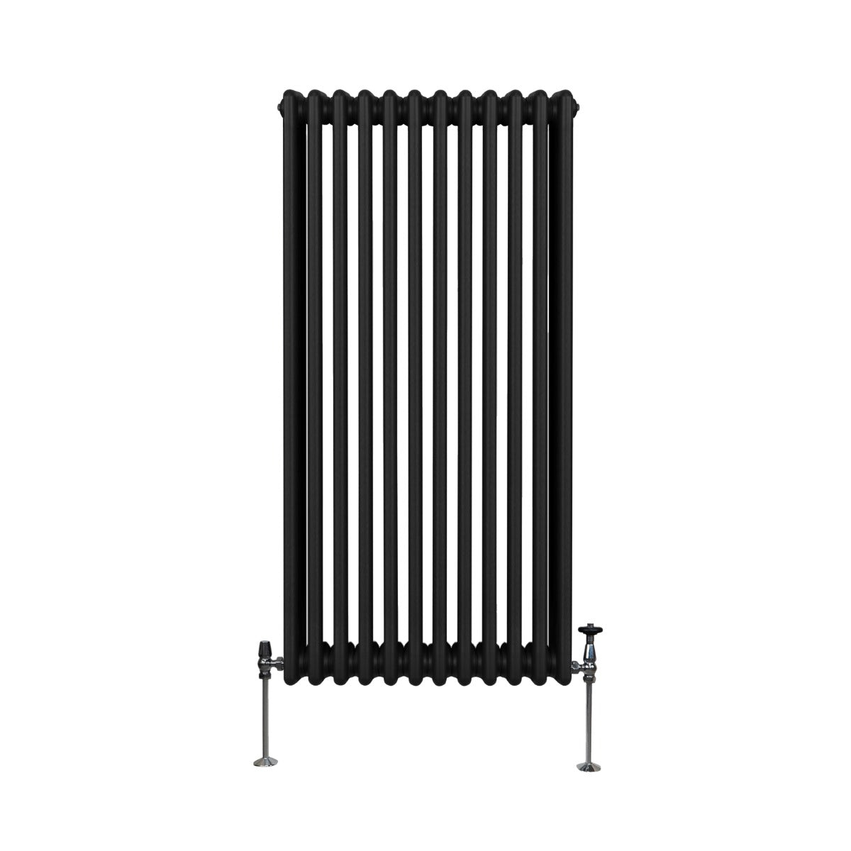 Traditional 3 Column Radiator - 1500 x 562mm - Black