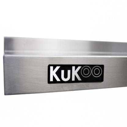 2 x KuKoo Stainless Steel Shelves 1500mm x 300mm