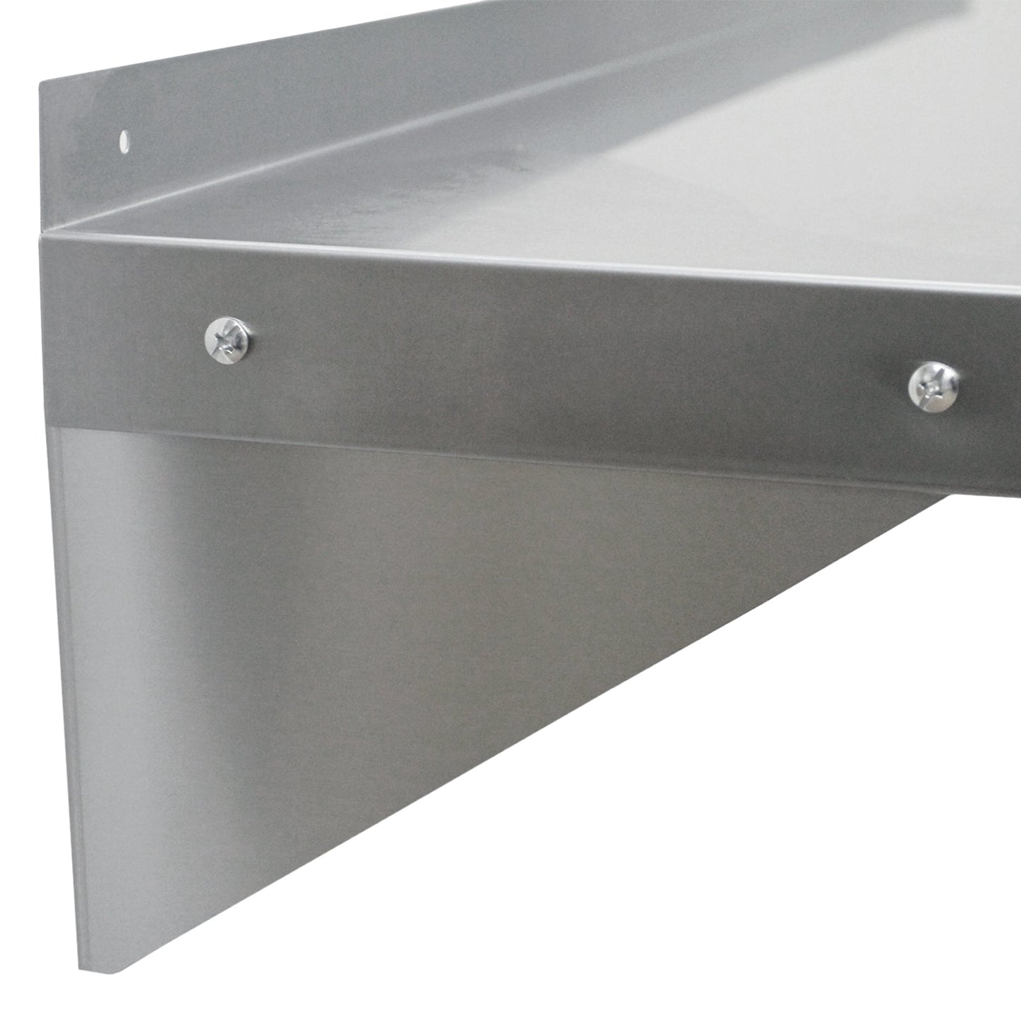 2 x KuKoo Stainless Steel Shelves 1940mm x 300mm