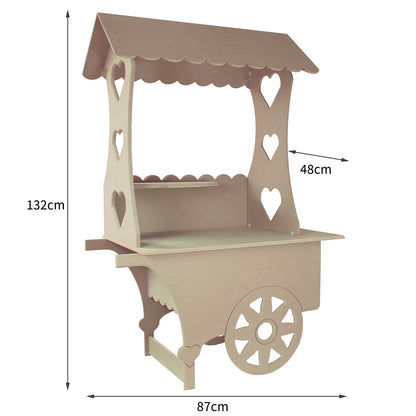 KuKoo Mini Candy Cart Wedding Sweet Stall