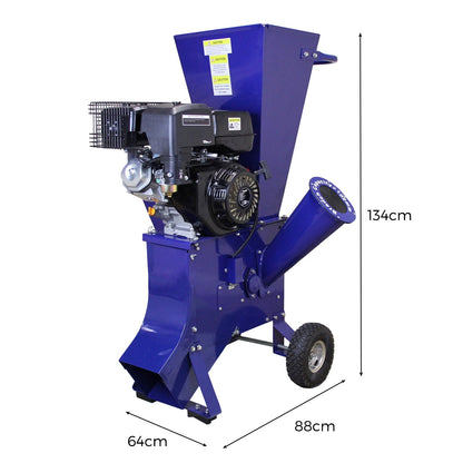 T-Mech Log Splitter 5T 370mm & T-Mech 15HP Wood Chipper