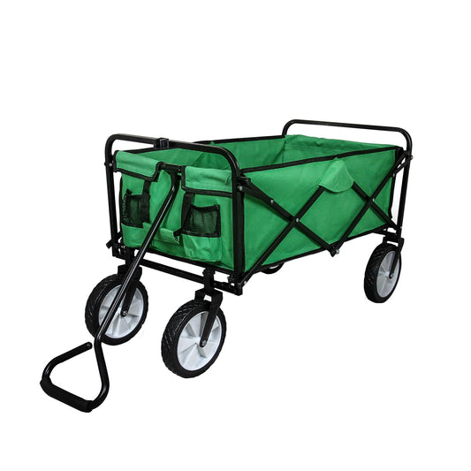 Foldable Garden Cart Green