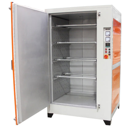 T-Mech Electrostatic Powder Coating Machine & Curing Oven & 220L Sandblasting Cabinet