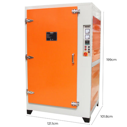 T-Mech Electrostatic Powder Coating Machine & Curing Oven & 220L Sandblasting Cabinet