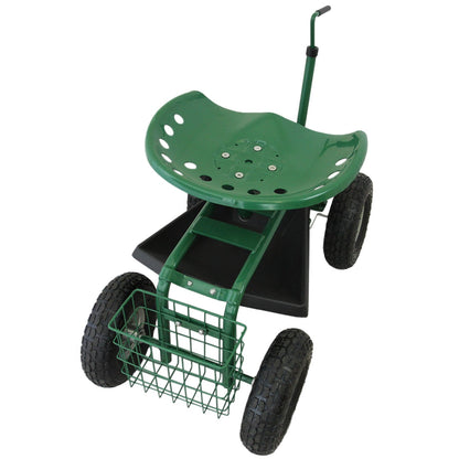 Heavy-Duty Mobile Garden Seat