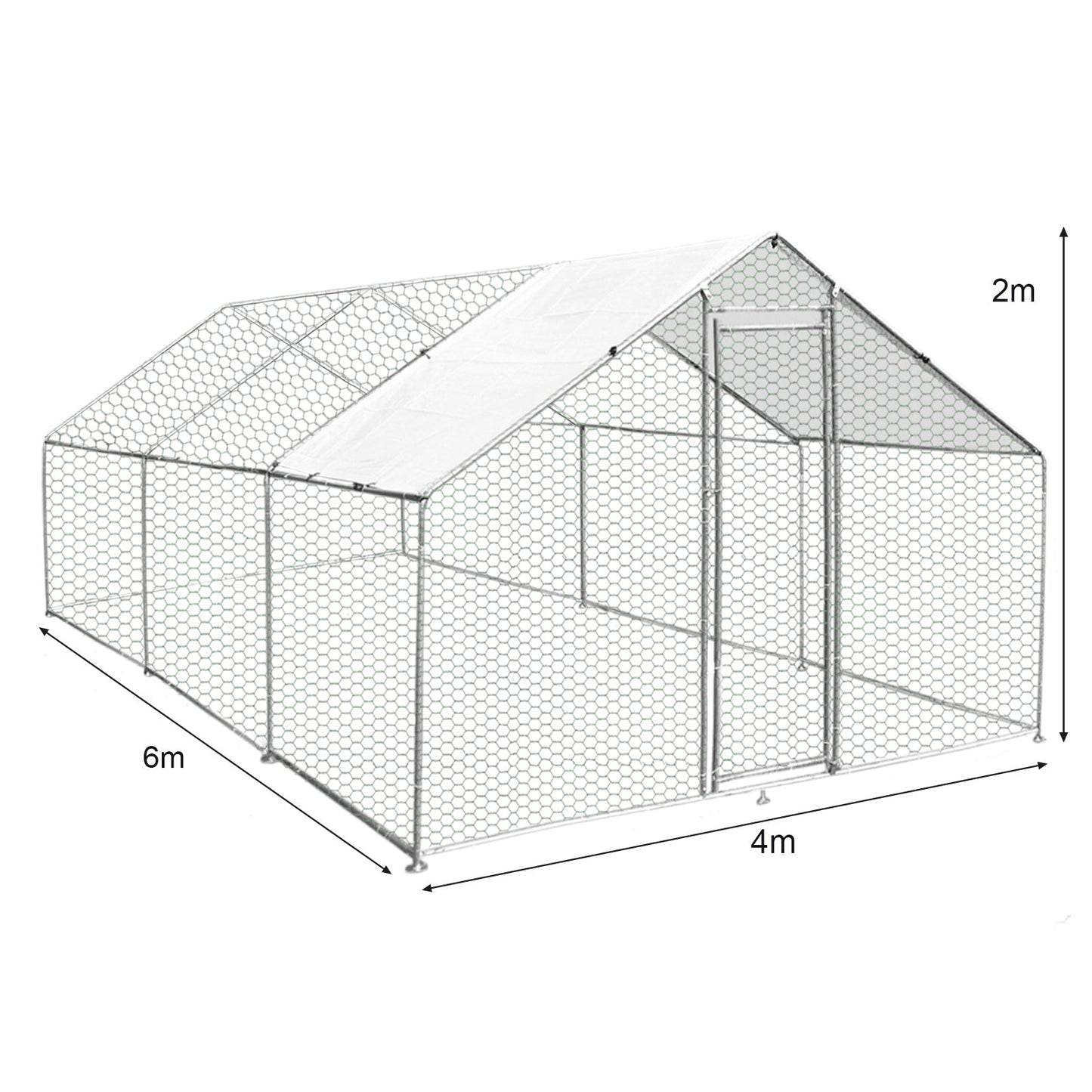 Chicken Run 4m x 6m x 2m