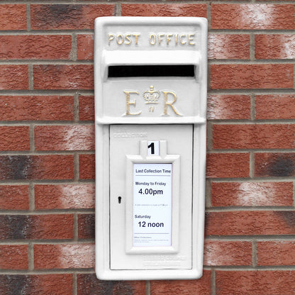 White Royal Mail Post Box