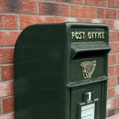 Green Irish Post Box