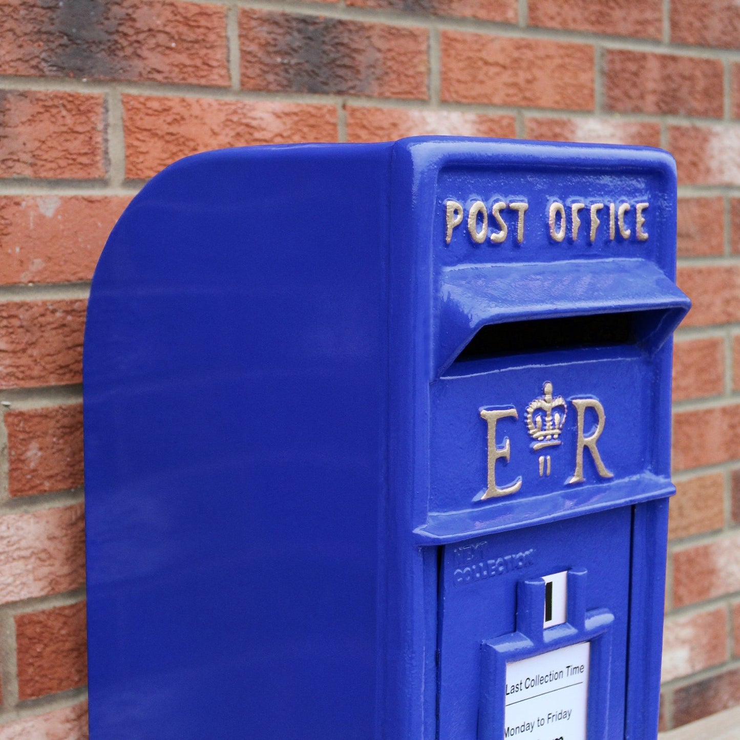 Blue Scottish Post Box