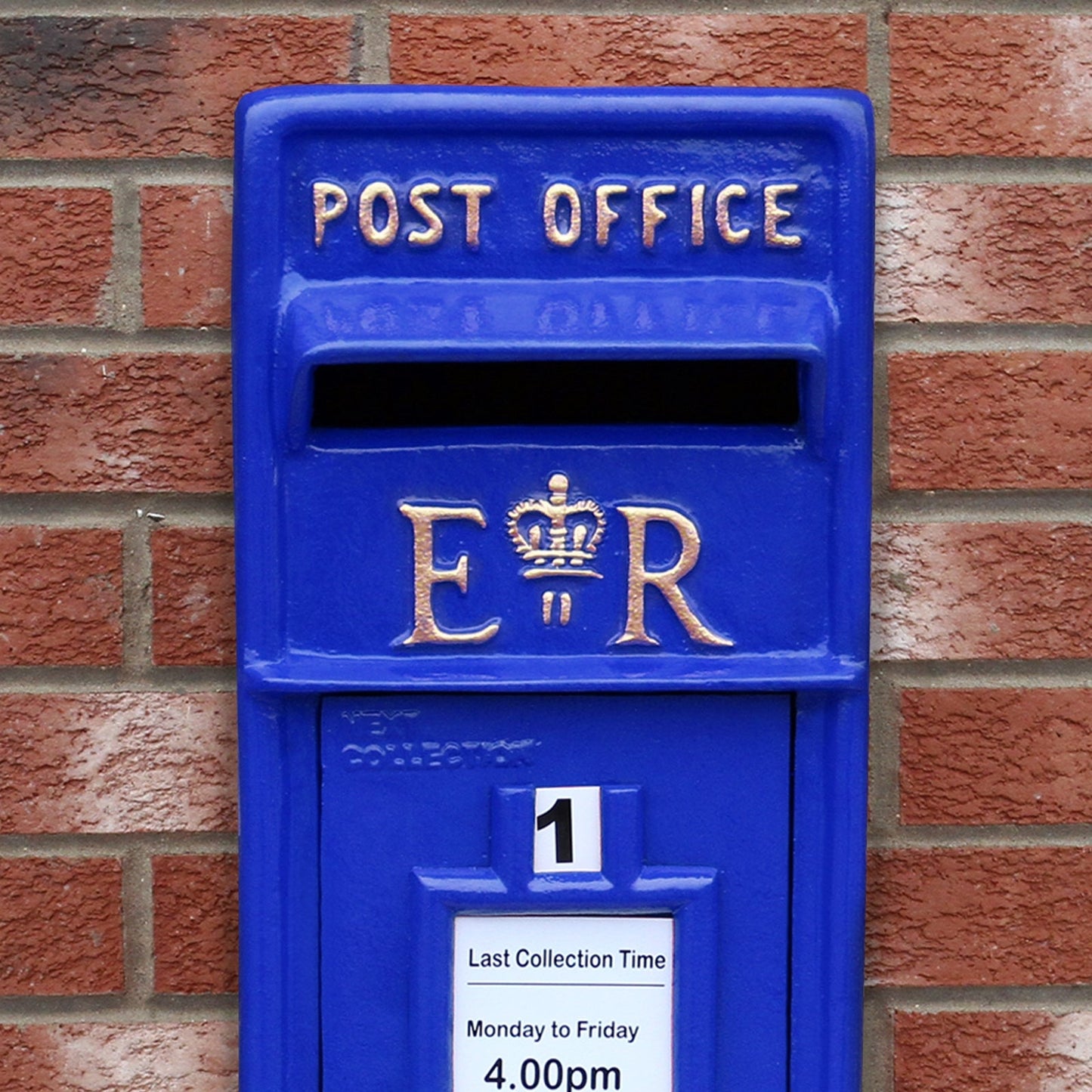 Blue Scottish Post Box