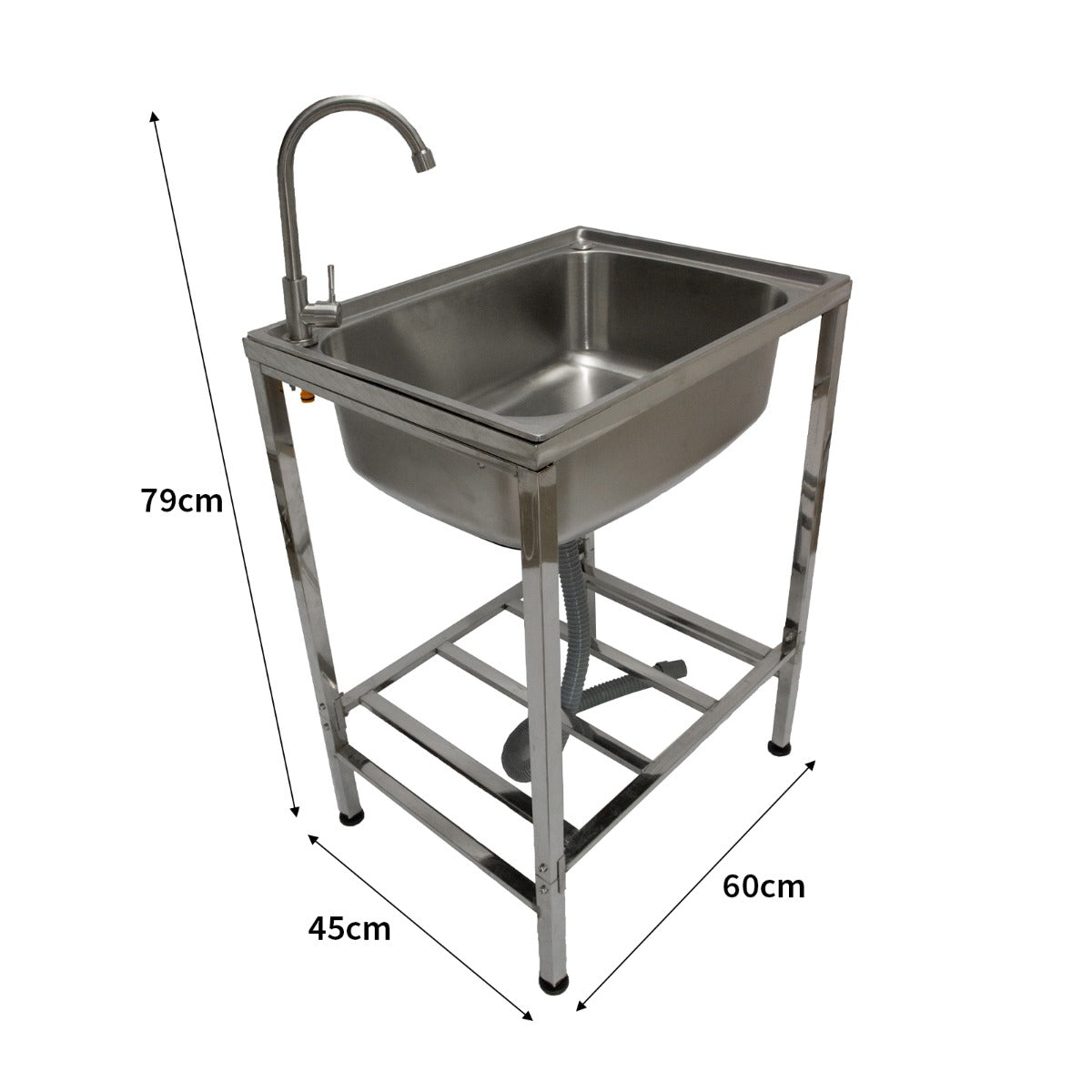 Stainless Steel Camping Sink - Portable