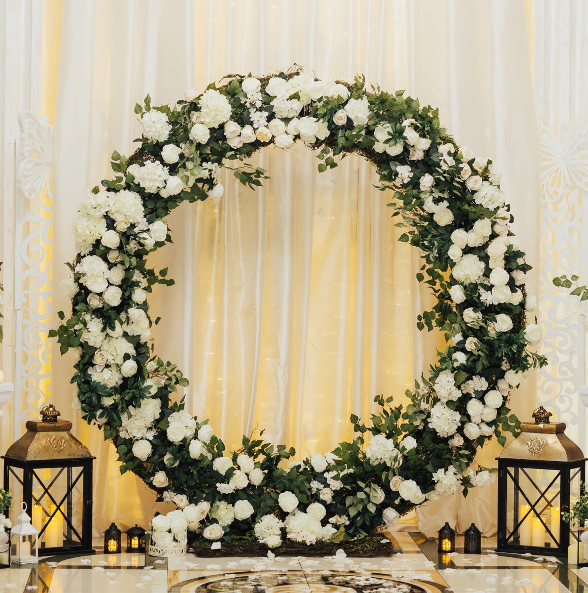 Wedding Moongate 200cm - White