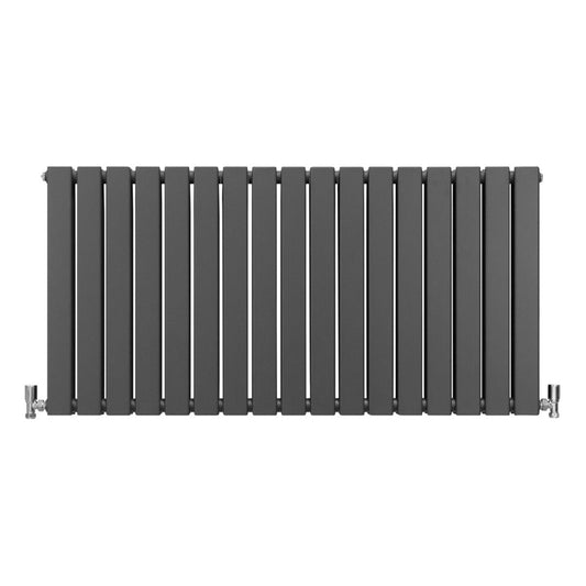 Designer Flat Panel Radiators Anthracite Grey 600mm x 1190mm