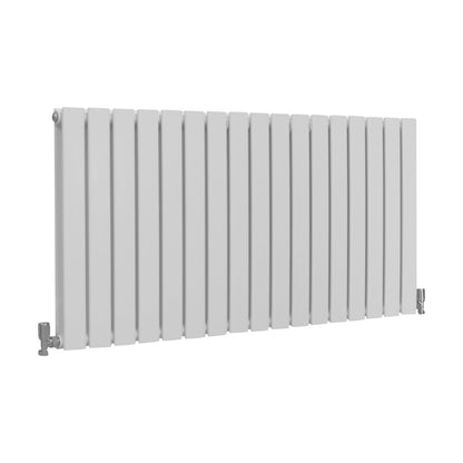 Designer Flat Panel Radiators Gloss White 600mm x 1190mm