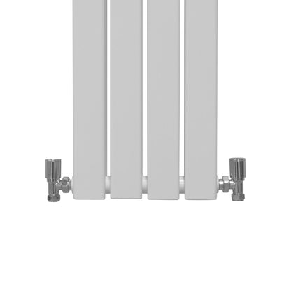 Designer Flat Panel Radiators Gloss White 1600mm x 280mm