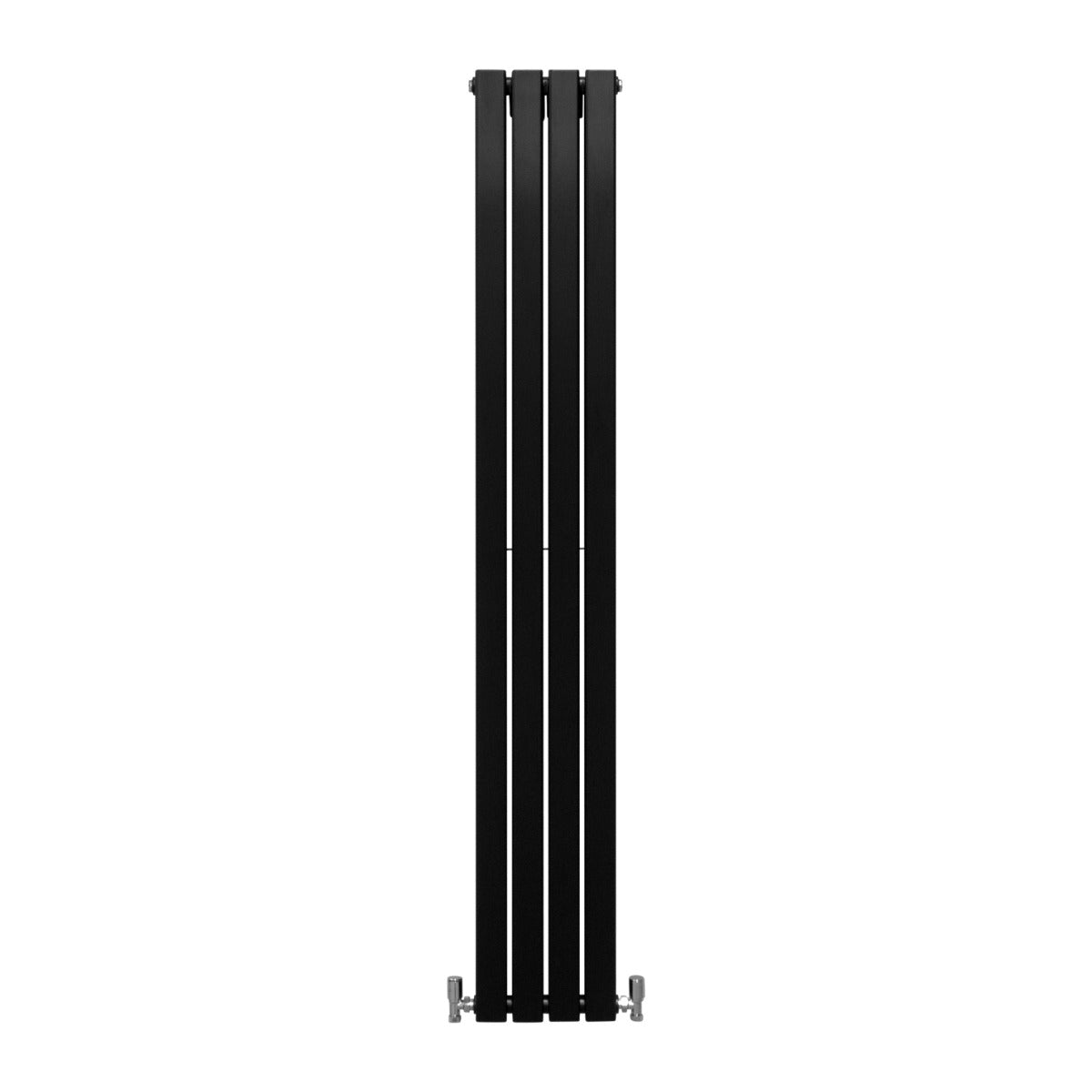 Designer Flat Panel Radiators Matt Black 1800mm x 280mm