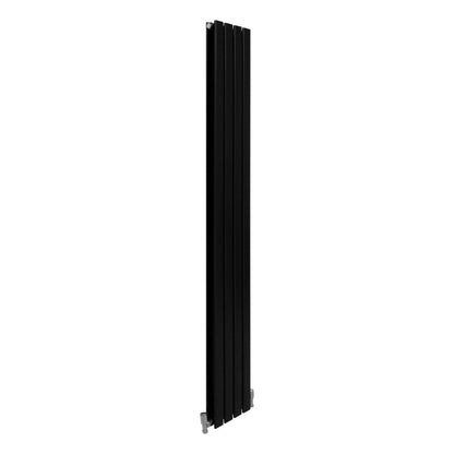 Designer Flat Panel Radiators Matt Black 1800mm x 280mm