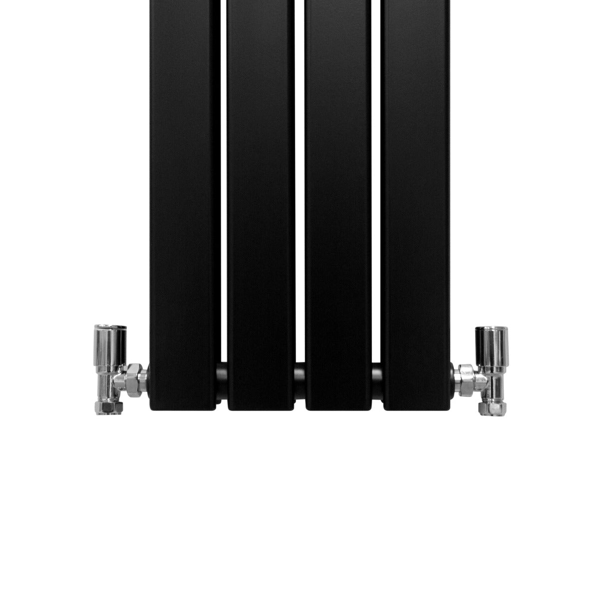 Designer Flat Panel Radiators Matt Black 1800mm x 280mm