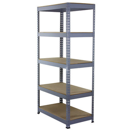 Q-Rax Grey Shelving Units - 90cm x 180cm x 50cm