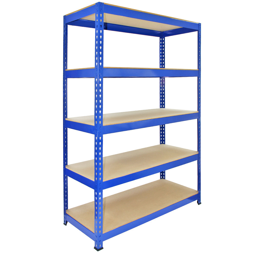 3 x Q-Rax Warehouse shelves 120cm