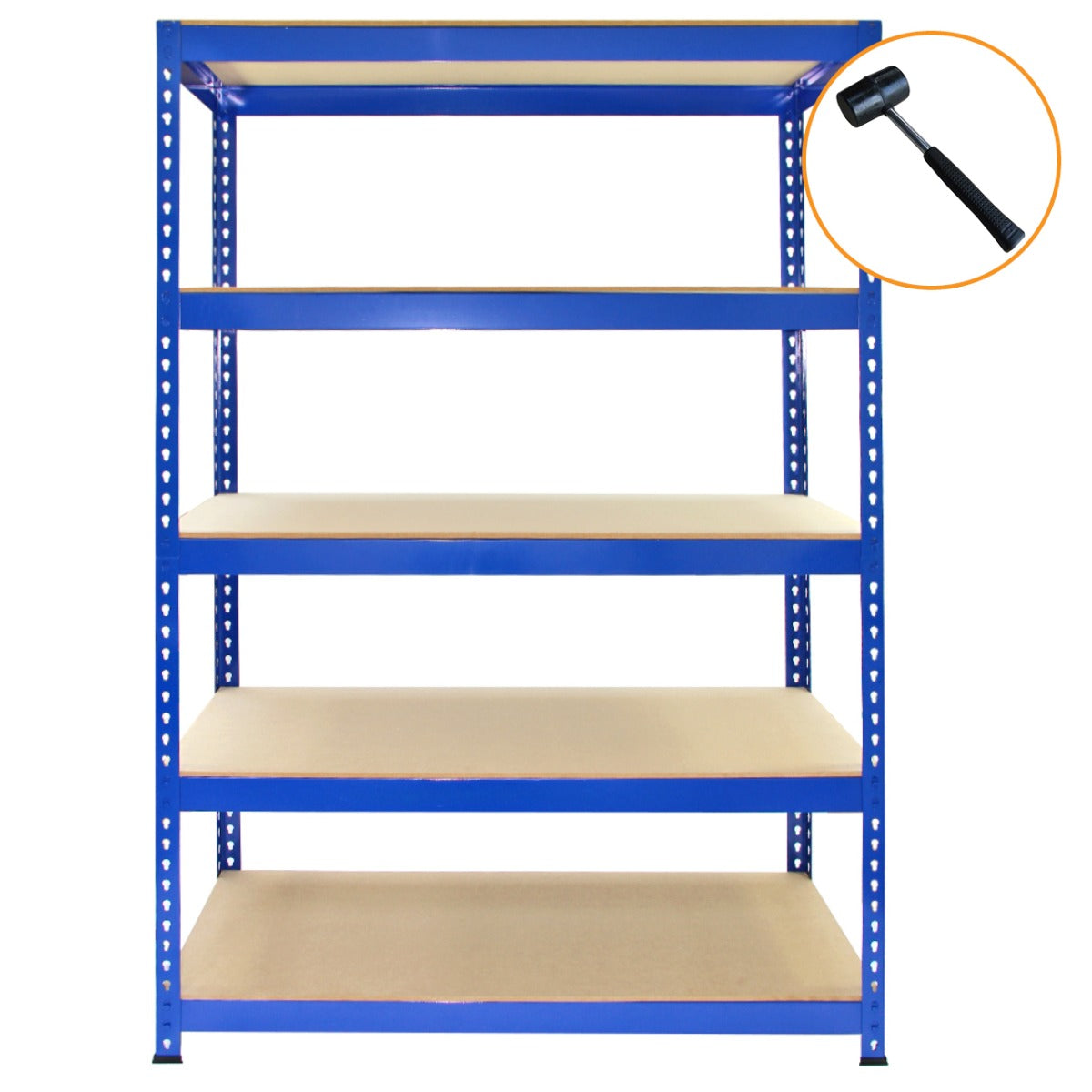 Q-Rax Blue Metal Racking Units 120 x 50 x 180cm