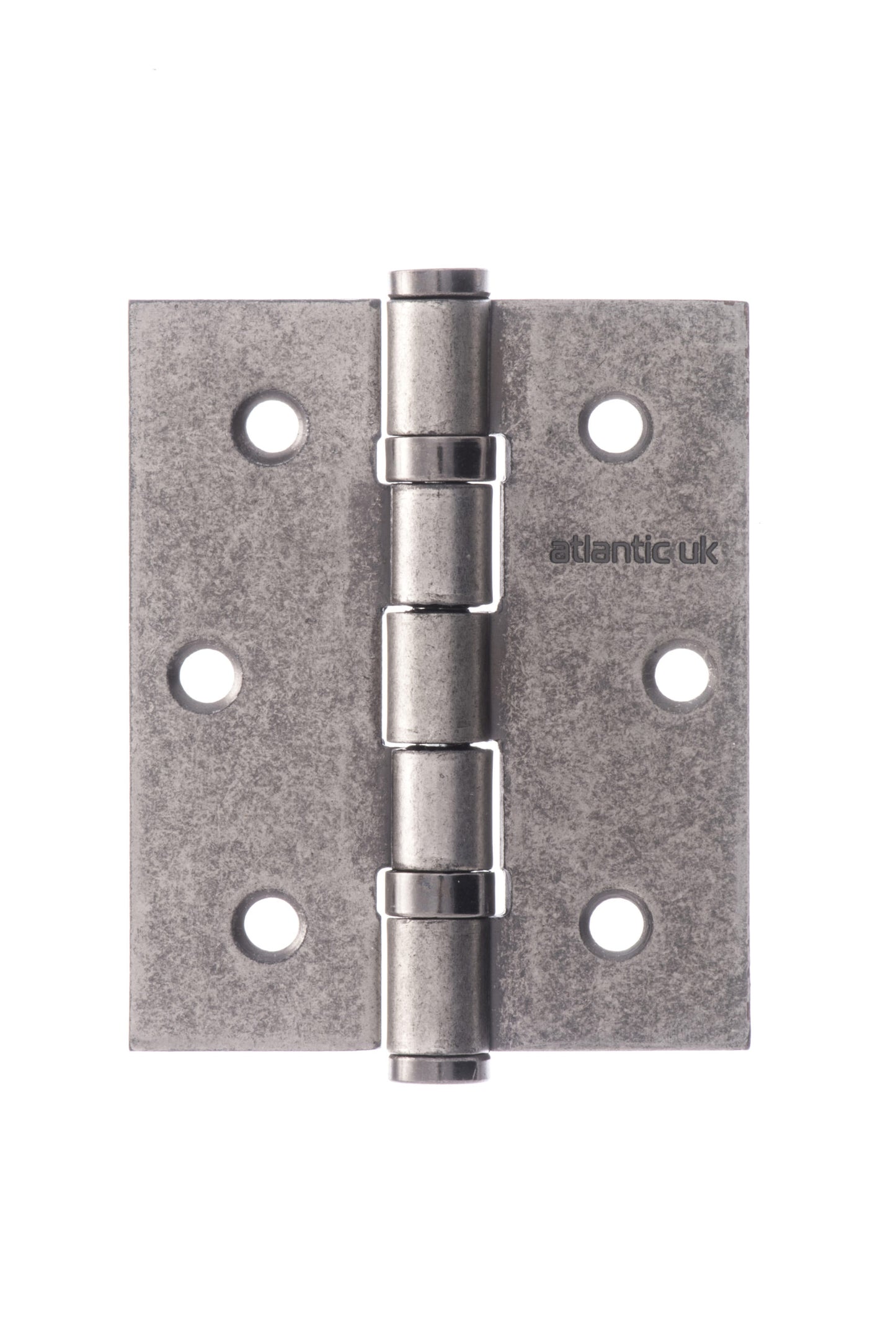 Atlantic Ball Bearing Hinges 3" x 2.5" x 2.5mm - Distressed Silver - A2HB32525DS - (Pair)