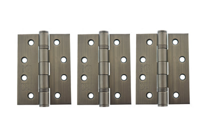 Atlantic Ball Bearing Hinges Grade 13 Fire Rated 4" x 3" x 3mm set of 3 - Urban Bronze - AH1433UB(3) - (Set of 3)