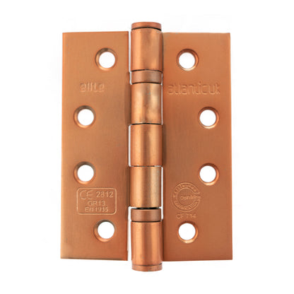 Atlantic Ball Bearing Hinges Grade 13 Fire Rated 4" x 3" x 3mm - Urban Satin Copper - AH1433USC - (Pair)