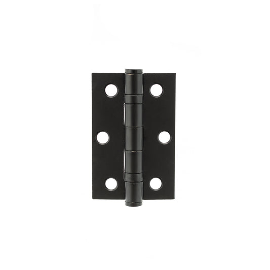 Atlantic Ball Bearing Hinges 3" x 2" x 2mm - Matt Black - AH322MB - (Pair)