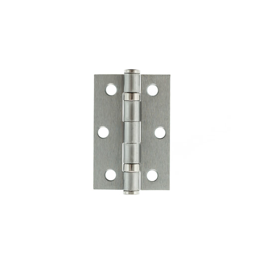 Atlantic Ball Bearing Hinges 3" x 2" x 2mm - Satin Chrome - AH322SC - (Pair)