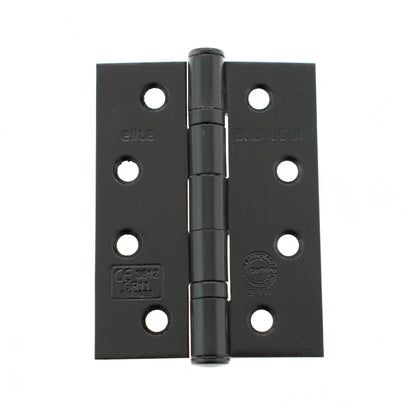 Atlantic Ball Bearing Hinges Grade 11 Fire Rated 4" x 3" x 2.5mm - Matt Black - AHG111433MB - (Pair)