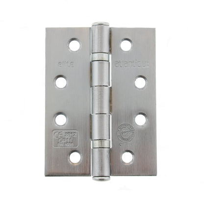 Atlantic Ball Bearing Hinges Grade 11 Fire Rated 4" x 3" x 2.5mm - Satin Chrome - AHG111433SC - (Pair)