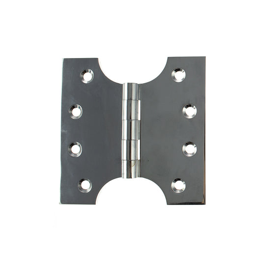 Atlantic (Solid Brass) Parliament Hinges 4" x 2" x 4mm - Polished Chrome - APH424PC - (Pair)