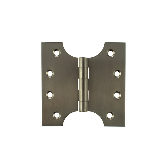 Atlantic (Solid Brass) Parliament Hinges 4" x 2" x 4mm - Satin Nickel - APH424SN - (Pair)