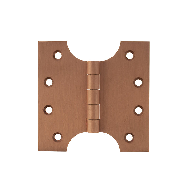 Atlantic (Solid Brass) Parliament Hinges 4" x 2" x 4mm - Urban Satin Copper - APH424USC - (Pair)